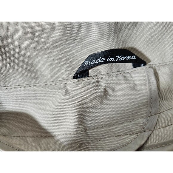 Vintage Oleg Cassini Thermolite Men's Trench Coat Tan All Weather Coat Size 54 - Picture 14 of 16